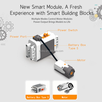 Ensemble de blocs de construction robotiques programmables par application STEM, 50 modèles, 180 pièces, plastique ABS, certifié EN71, puzzle éducatif unisexe