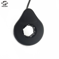 Capteur d'assistance au pédalage HOSH PAS1 12/24 aimants étanche 3 broches composite spécial pour vélo électrique Kit gauche/droite Noir