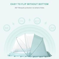 Lit bébé pliant portable avec moustiquaire, berceau pour nouveau-né, sans fond, anti-insectes, abri solaire, en satin, écologique et tendance
