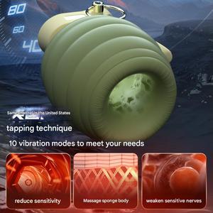 Herren Flugzeug Cup und elektrische Trainings maschine Adult Produkt Handgranate Wärmer und Oral Sex Cup Mastur bator - Product Image 5