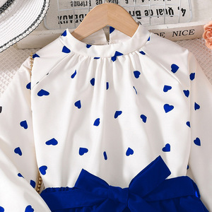 2024 printemps enfants nouvel amour imprimé <span class=keywords><strong>fille</strong></span> ensemble adolescentes vêtements - Product Image 5