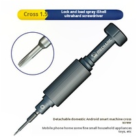 X708-1 Kit d'outils de réparation 6 en 1 3D antidérapant, ensemble de tournevis magnétique en acier pour la réparation de téléphones mobiles iPhone et Android