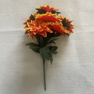 <span class=keywords><strong>Fleur</strong></span> Artificielle Fantaisie à 9 Têtes, Bouquet de Chrysanthèmes Sabre en Plastique pour Vase de Ferme, Centre de Table de Salon - Product Image 5