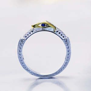 <b>Snake</b> <b>Ring</b> Women Punk Style Copper <b>Silver</b> Tone Fashion Unisex Open Adjustable Statement Jewelry Daily Wear <b>Ring</b> - Product Image 3