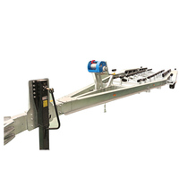 Remorque utilitaire galvanisée à chaud 13m Remorques pour embarcations nautiques Remorque hydraulique à cinq essieux en bois