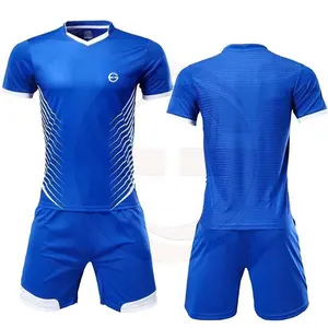 个性定制打印你自己的足球服套装足球衫和短裤男足球服球队足球服