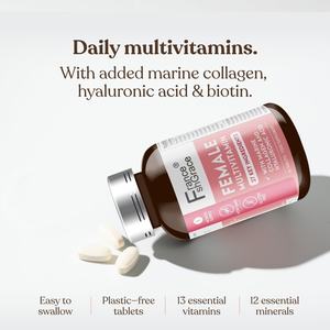 Complément multivitaminé personnalisé pour l'énergie, l'immunité et le soutien féminin, vitamines quotidiennes pour femmes, 60 comprimés, comprimés multivitaminés - Product Image 4