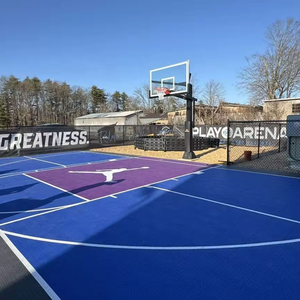 พื้นสนามกีฬาอเนกประสงค์ขนาด 20*20 ฟุต แบบถอดประกอบได้ สำหรับสนามบาสเกตบอลกลางแจ้งและในร่ม - Product Image 3