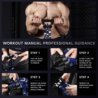 Innstar Sit-up Assistance Band Pédale 3-tube Bras Abdomen Expander Force Trainer Home Gym Workouts