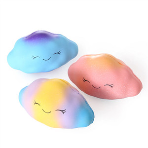 Giocattolo Squishy a Forma di Nuvola Cartoon, Realistico in PU a Lenta Risalita, Ornamento Cielo Stellato, Antistress, Giocattolo per Bambine, Disponibilità Immediata, Basso MOQ - Product Image 1