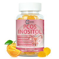 Compléments d'inositol pour adultes PCOS, sans sucre, sans gluten, gommes naturelles, myo-inositol, D-chiro, soutien à l'équilibre hormonal