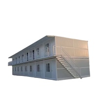 Maison conteneur modulaire préfabriquée professionnelle de 20 pieds et 40 pieds pour bureau et logement à structure en acier