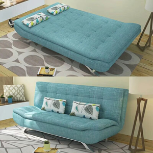 Sofá Cama Moderno para Oficina o Sala <span class=keywords><strong>de</strong></span> Estar, Sofá Pequeño <span class=keywords><strong>de</strong></span> Piel Sintética para el Hogar, Sofá Cama Plegable <span class=keywords><strong>de</strong></span> Tela Tecnológica - Product Image 1