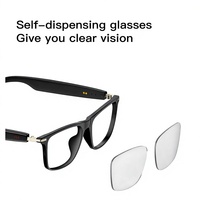 Lunettes électroniques intelligentes avec traduction IA, appels Bluetooth, stockage 4 Go, protection UV, monture TR90, verres interchangeables, OEM