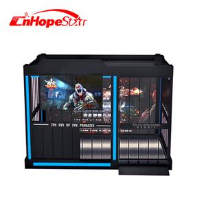Profitto di Affari Multiplayers 9d vr macchina del gioco I Giocatori 4 HTC VR Gun-Gioco di Tiro/VR Camminatore di Trasporto - Product Image 3