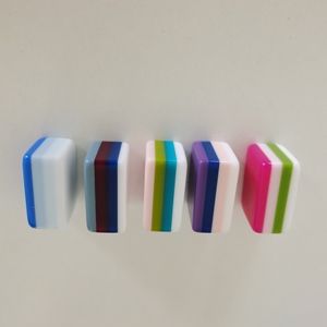 OEM khắc Acrylic 3 4 lớp khắc và vẽ tay gạch Mạt chược Mỹ đặt bất kỳ màu nào có thể được tùy chỉnh bảng trò chơi bảng - Product Image 3