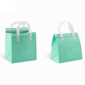 Sac isotherme portable en aluminium et non-tissé pour emballage de nourriture rapide, de thé au lait et de nourriture froide, écologique et tendance, vente chaude - Product Image 4