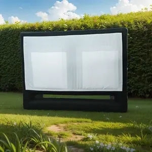 UMA variedade de tamanhos de 16: 9 tela de cinema inflável tela de projeção tela de projeção inflável personalizado