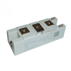 SKKT132/12E SKKT132 ไทริสเตอร์โมดูลไอซีชิปวงจรเรียงกระแสพลังงานส่วนประกอบเซมิคอนดักเตอร์ SKKT132/12E - Product Image 1