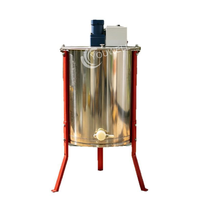 Extracteur de miel électrique Dadant à trois cadres en acier inoxydable épaissi, centrifugeuse séparatrice de miel pour apiculture