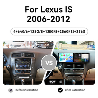 Radio ZWNAV Dual de 9.1 Pulgadas para Lexus IS 2006-2012, Android 15 de 8 Núcleos, Reproductor Multimedia para Auto con Carplay Integrado, Estéreo, Video, GPS, Navegación