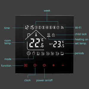 <span class=keywords><strong>Thermostat</strong></span> intelligent Zigbee haute stabilité TDR89, <span class=keywords><strong>fonctionnement</strong></span> simple et professionnel pour la gestion de la température des chaudières à <span class=keywords><strong>gaz</strong></span> - Product Image 4