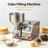 Injecteur automatique compact pour garnitures de pâtisseries, biscuits, croissants, beignets, cupcakes, pains, fromages, chocolats, liqueurs, beurre et confitures