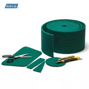 Factory Price Customized Kitchen Sponge Cleaning Pad Roll Green Scouring Pad