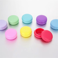 ODM Fournisseur ODM OEM Personnalisé Vente en gros Vide Pot cosmétique vide pour baume à lèvres macaron, crème contour des yeux, fard à paupières, 5g 10g, coloré