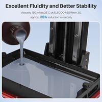 Imprimante 3D ELEGOO 3.0 Plus, résine de type ABS, haute précision, photopolymère à durcissement UV 405 nm, faible viscosité, matériaux d'impression rapide