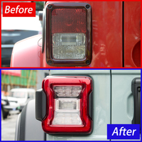 Feux arrière LED KGKB pour Jeep Wrangler JK JL 2007-2024 Version UE Version US, Feu Stop Amélioré, Clignotant, Plug & Play