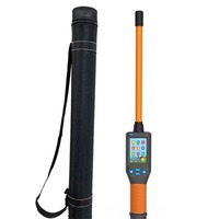 Módulo Lector de Etiquetas RFID para Animales de Largo Alcance, 134.2Khz HDX FDX-B, con Conectividad BT, Material ABS Amarillo, 0-60CM