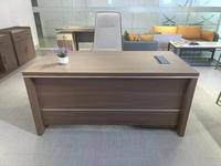 Bureau de direction design noir – Mobilier de bureau haut de gamme pour PDG