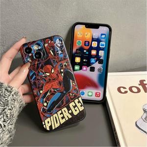 เคสโทรศัพท์ TPU ป้องกันเต็มขอบลายการ์ตูนสไปเดอร์แมน <span class=keywords><strong>Marvel</strong></span> สไตล์แฟชั่น พร้อมโลโก้สั่งทำ สำหรับ iPhone 17 16promax ดีไซน์เท่ห์ - Product Image 4