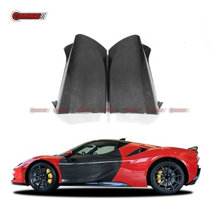 เปลือกประตูรถยนต์คาร์บอนไฟเบอร์แบบแห้งสไตล์ OEM สำหรับ Ferrari SF90 ของแท้ Pre-Preg น้ำหนักเบา อะไหล่เปลี่ยนประตู คู่ ขายส่ง - Product Image 1