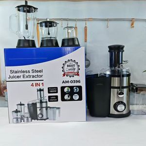 Đa chức năng thương mại 4 trong 1 lớn Miệng cà rốt rau Máy ép trái cây Máy xay sinh tố trái cây máy ép trái cây vắt Máy trộn thực phẩm - Product Image 6