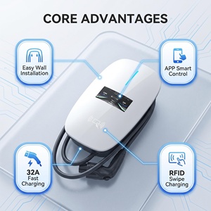 Chargeur mural intelligent Huinengzhi Coca 7KW 32A avec contrôle par application, nouvelle <span class=keywords><strong>borne</strong></span> de recharge domestique pour véhicules <span class=keywords><strong>électrique</strong></span>s, interface Type 2, câble de 5 m, garantie de 2 ans, compatible avec les voitures BYD - Product Image 3