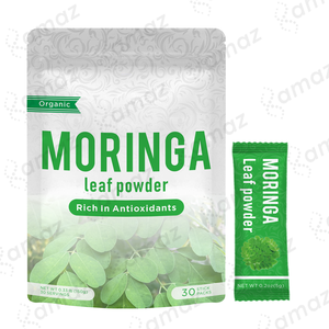 Poudre d'extrait de Moringa oleifera séchée Amaz, haute qualité, vente en gros, meilleur prix, naturel, biologique, prix en vrac, poudre de feuilles de Moringa - Product Image 5