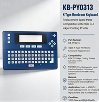 Clavier à membrane de type K KB-PY0313, pièces de rechange compatibles avec l'imprimante de codage à jet d'encre KGK CIJ