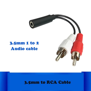 Cable <span class=keywords><strong>Adaptador</strong></span> de <span class=keywords><strong>Audio</strong></span> en Y de 3.5mm <span class=keywords><strong>Macho</strong></span> <span class=keywords><strong>a</strong></span> <span class=keywords><strong>2</strong></span> <span class=keywords><strong>RCA</strong></span> <span class=keywords><strong>Hembra</strong></span>, Divisor Estéreo <span class=keywords><strong>RCA</strong></span> en Y, Cable de 3.5mm <span class=keywords><strong>a</strong></span> Doble <span class=keywords><strong>RCA</strong></span> para Dispositivos de <span class=keywords><strong>Audio</strong></span> - Product Image 1