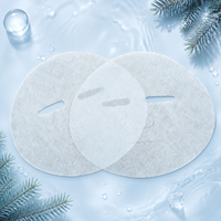 Masque facial non tissé en fibre de plante de sapin bleu biodégradable personnalisé OEM Y338 pour le soin de la peau