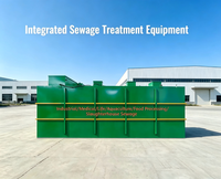 Station d'épuration des eaux usées hospitalières 1-500m³/h, Bio-réacteur MBR, PLC Automatique, Acier Inoxydable/Acier Galvanisé, Installation pour eaux usées médicales, Station balnéaire, Garantie 1 an