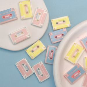 Mini résine bande son musique Flatback breloques Cabochon Miniature motif Applique ornement artisanat bricolage accessoires - Product Image 6