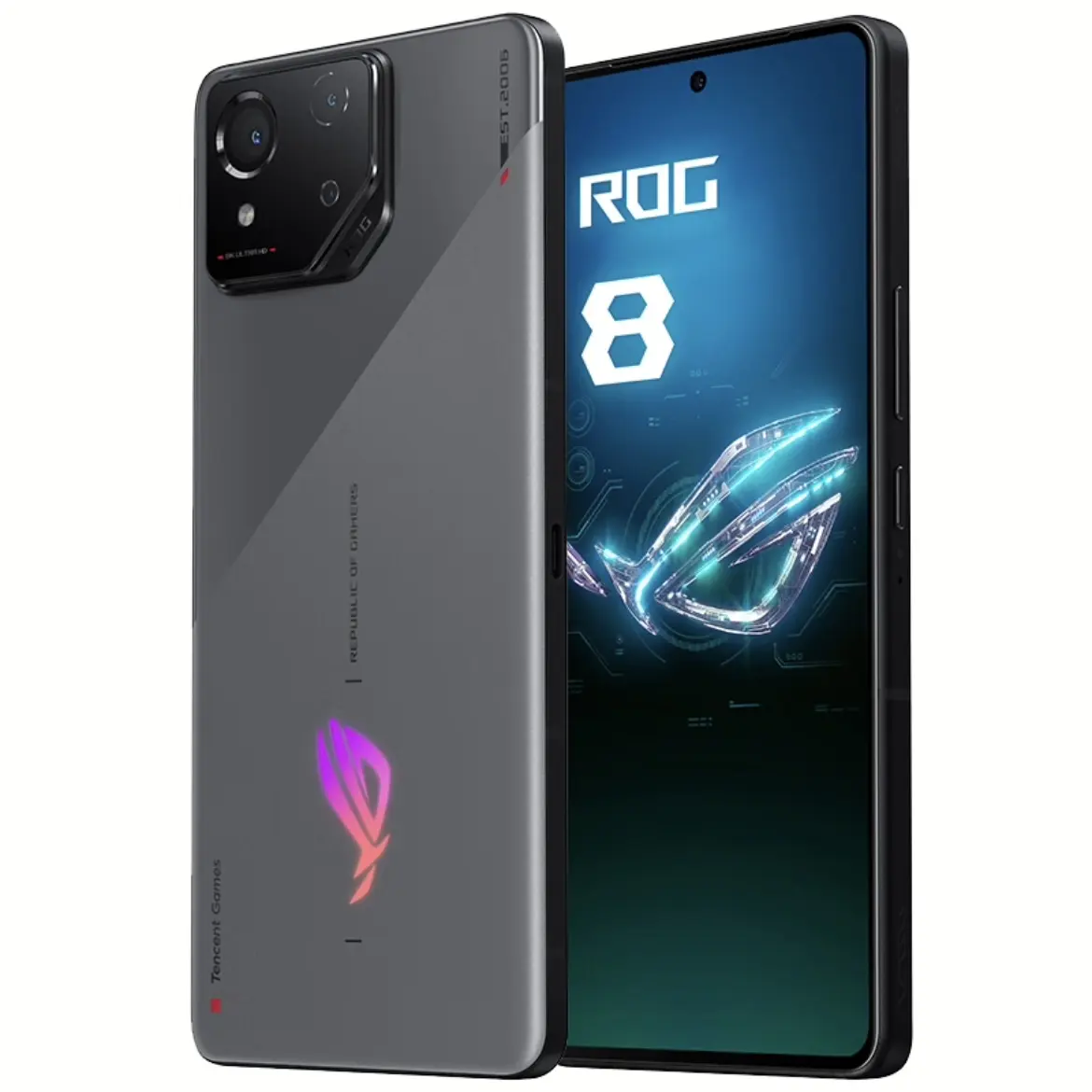 ROG8 gaming phone 16+512 Obsidian Black Dragon 8Gen3 Matrix liquid cooling 8.0 Samsung esports screen 165Hz high brush gray 5G