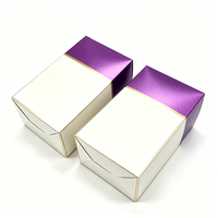 Boîte d'expédition en carton ondulé rose personnalisée avec impression dorée, pliable, pour emballage cadeau d'huiles essentielles et cosmétiques