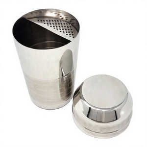 Juego de Coctelera de Acero Inoxidable de 500 ml, de Calidad Alimentaria, con Acabado Espejo, Ecológico, con Colador, Superventas - Product Image 1