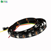 Bande LED programmable RGBW de 10 mm de largeur, IP autre, variateur, éclairage de corde RGB changeant de couleur en vrac, paysage PVC