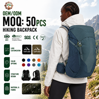 Sac à dos de randonnée et d'alpinisme unisexe imperméable en nylon 30L pour sports de plein air – Grande Vente