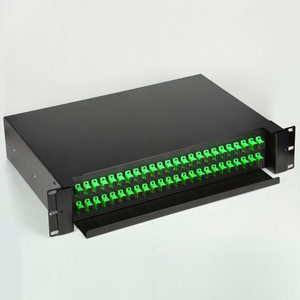 Caja de terminales de parcheo de 48 núcleos con adaptadores LC SC deslizantes y no deslizantes para FTTH - Product Image 4
