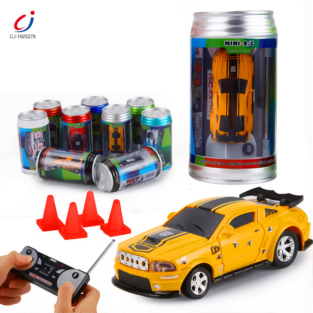 New Arrival Can Bottle Kids Electronic 4ch Mini Car Toys for Kids with Remote Control